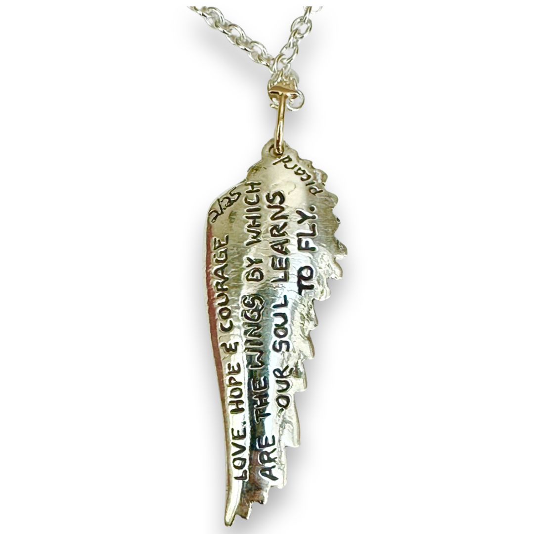 Limited Edition Silver Wing Pendant