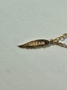 Small Dream Gold Feather