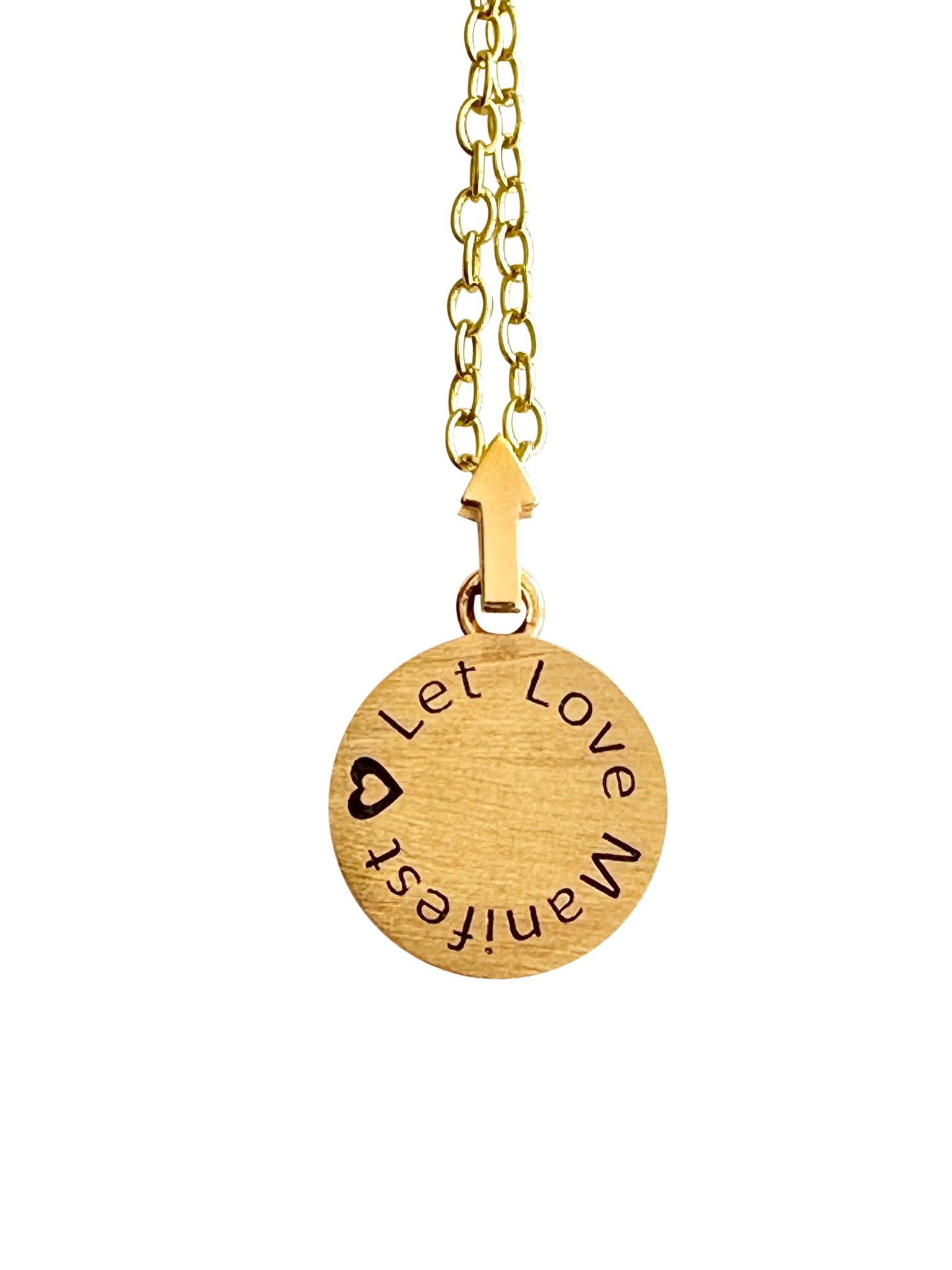 Love Manifest Circle Bracelet in Rose Gold
