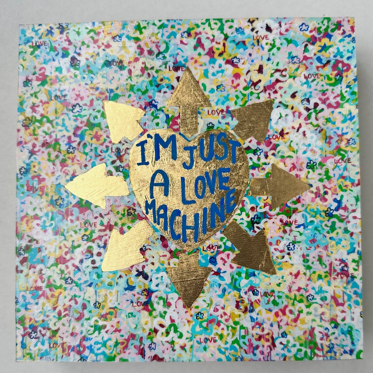 8 x 8 Lush Hippie Love