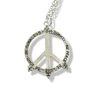 Silver Peace Sign