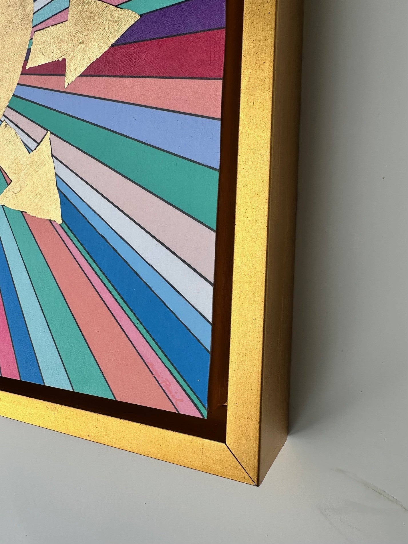 12 x 12 Psychedelic Heartbeat (Framed & Artist Enhanced - Custom)
