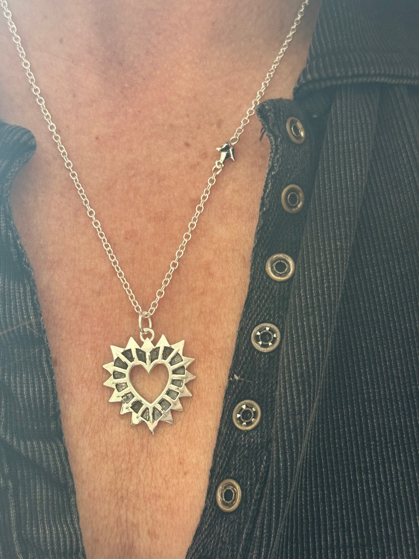 PRE-ORDER - Silver Radical Love Heart