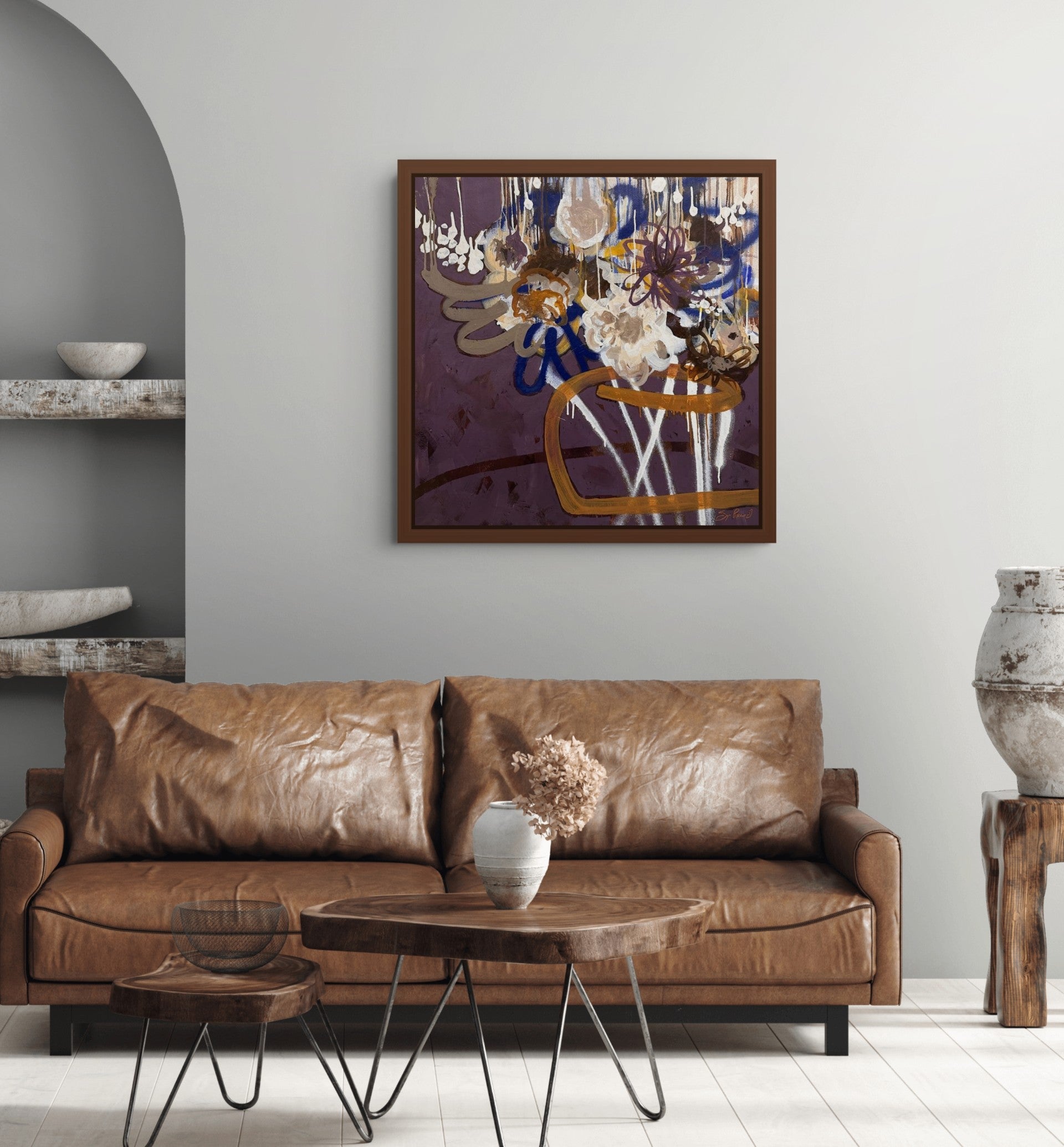 The Seduction of Flowers & Chocolate (Print)