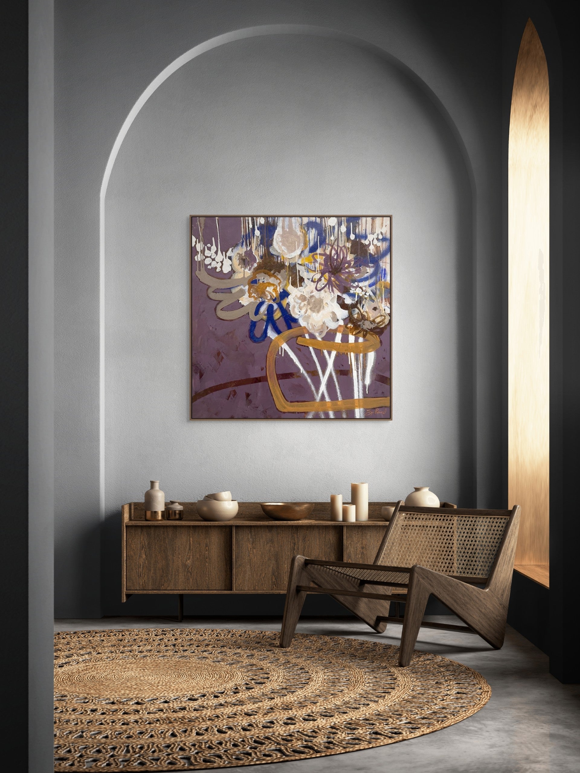 The Seduction of Flowers & Chocolate (Print)