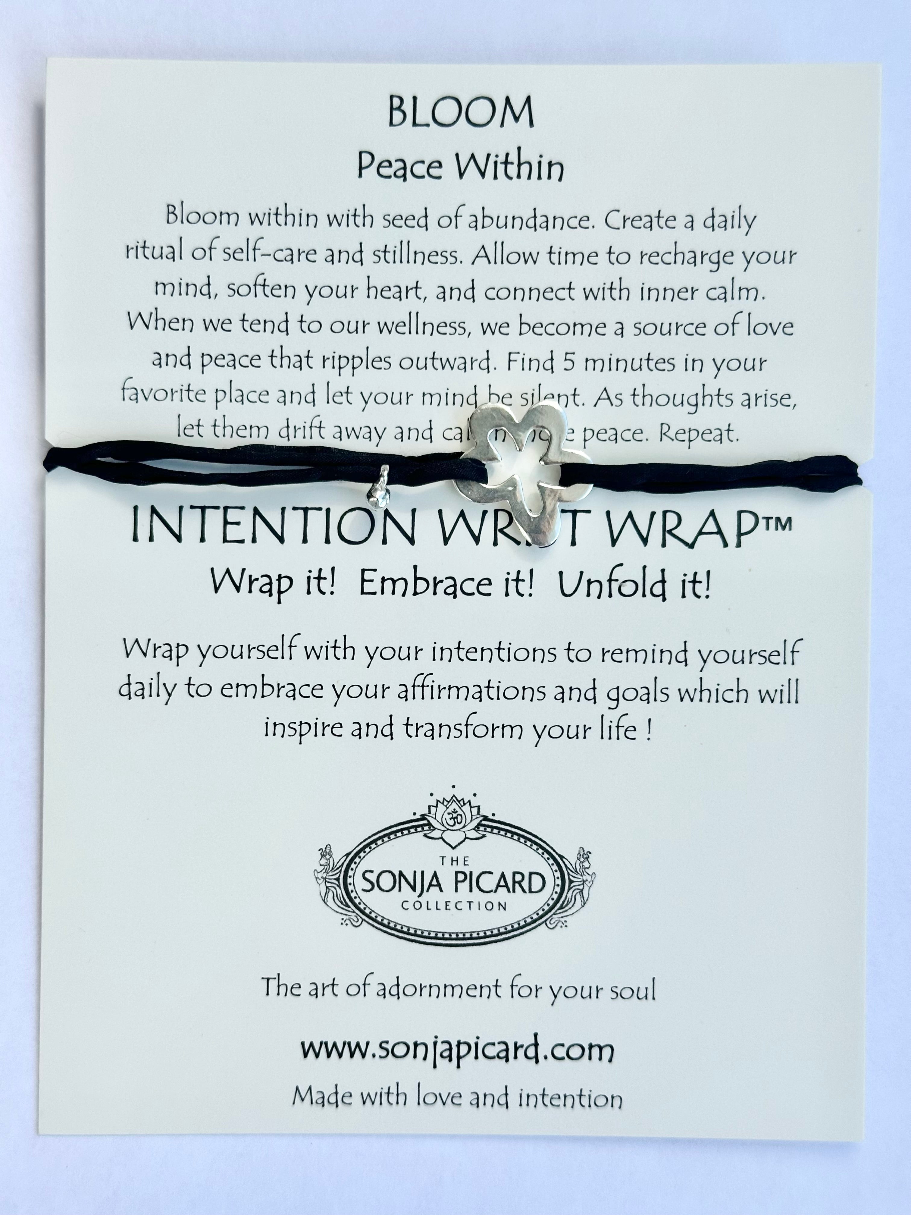 Bloom Wrist Wrap - Peace Within