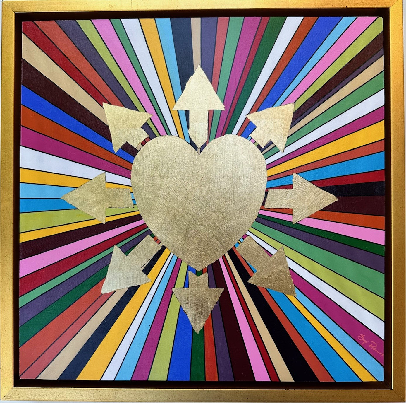 12 x 12 Cosmic Love (Framed & Artist Enhanced - Custom)
