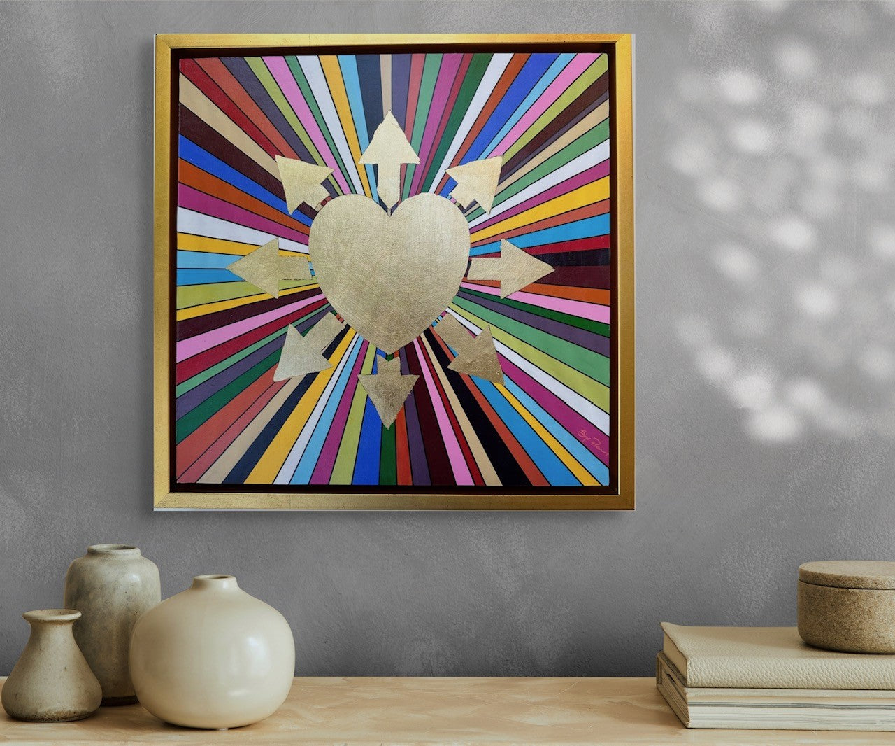 12 x 12 Cosmic Love (Framed & Artist Enhanced - Custom)