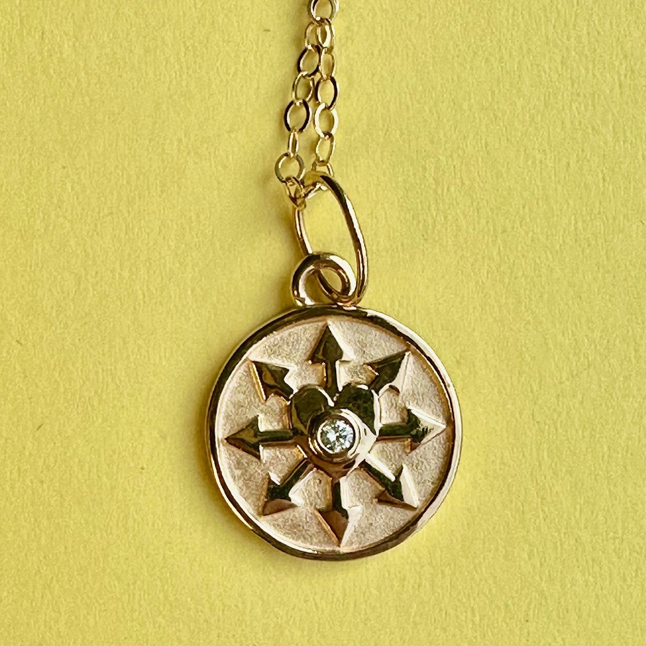 Love Manifest Round - Small (Center Diamond Optional)