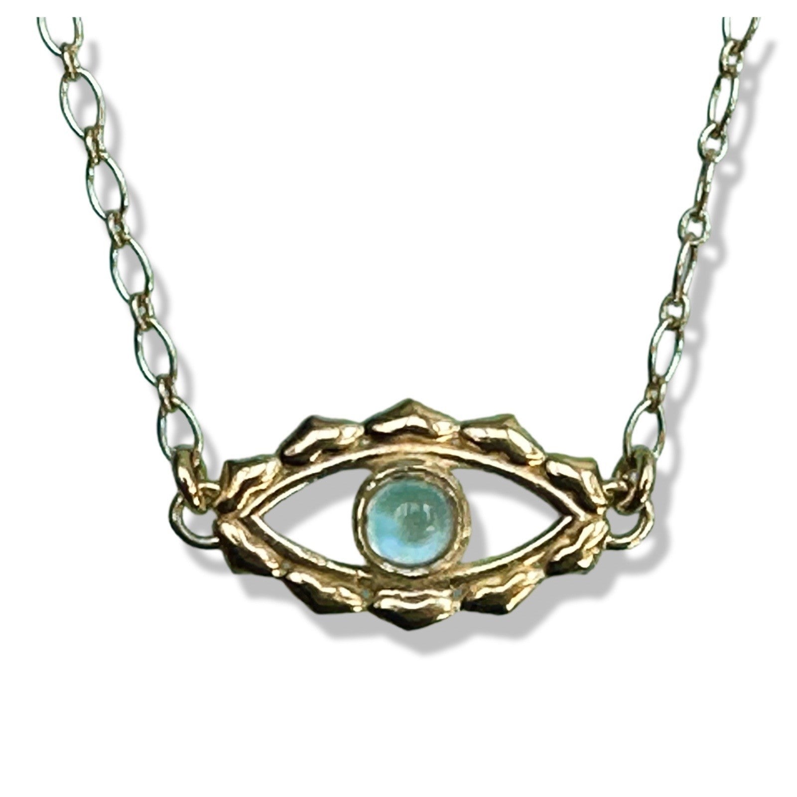 Evil Eye with Moonstone Cabochon (includes chain)