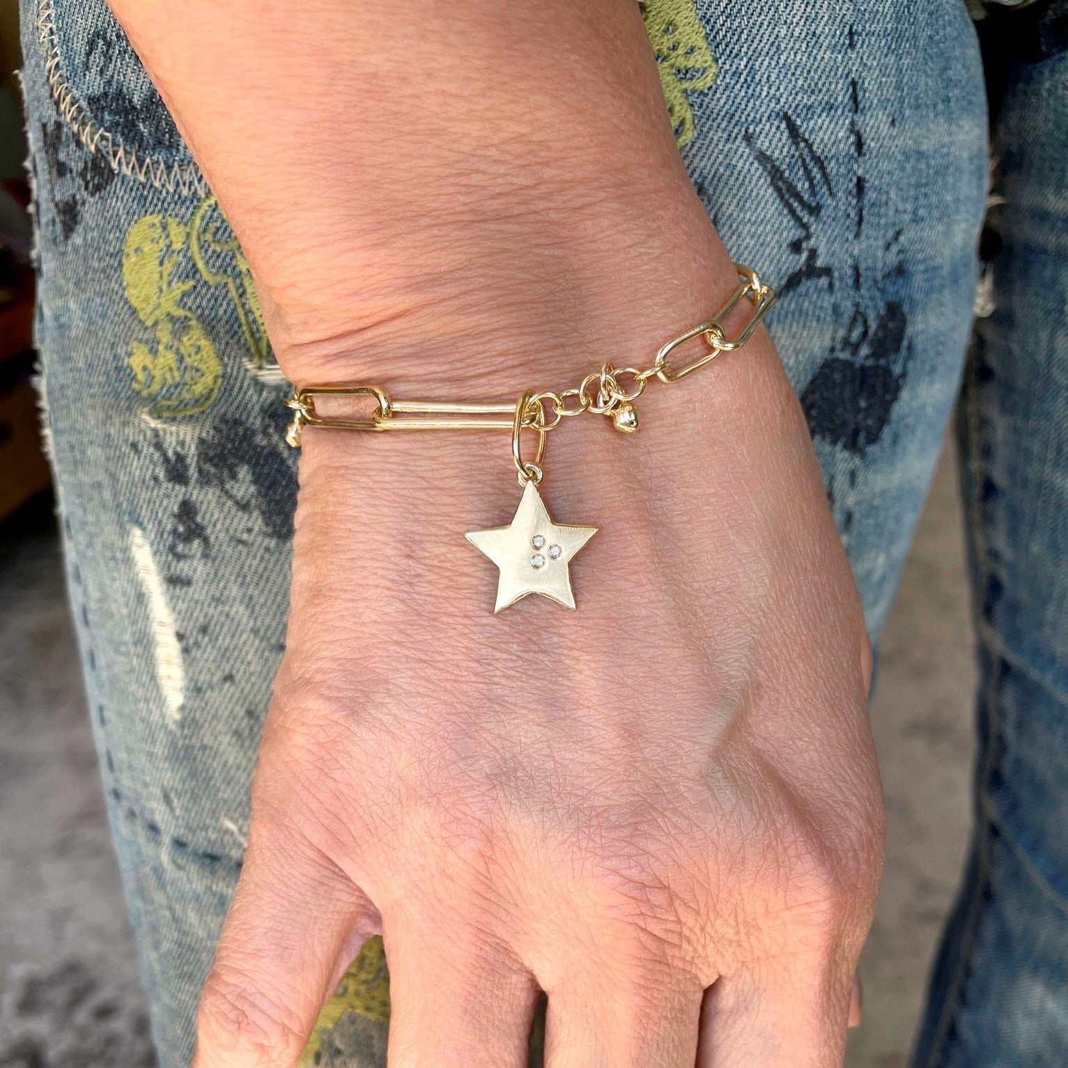 Links and Bubbles Bracelet