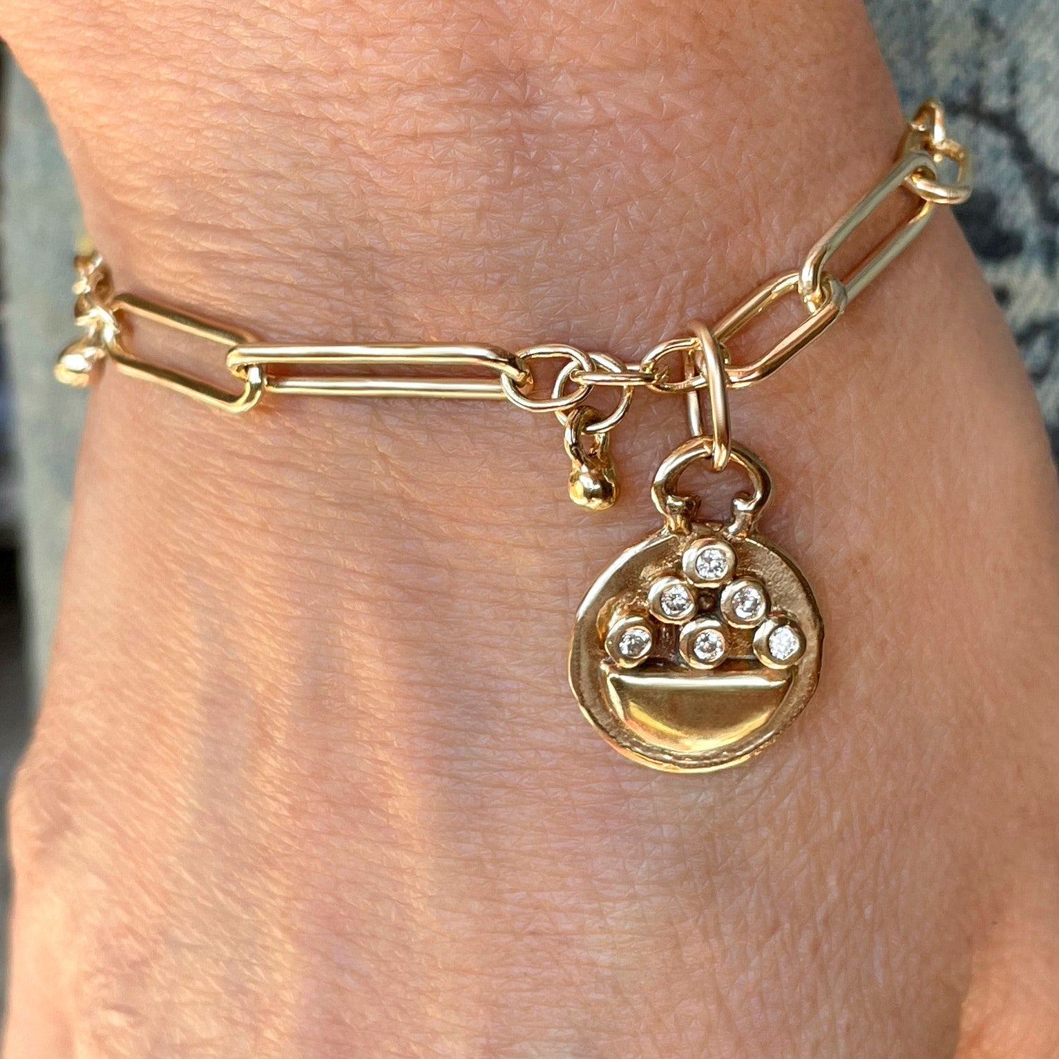 Links and Bubbles Bracelet