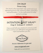 Load image into Gallery viewer, Om Drop Wrist Wrap - Divine Unity
