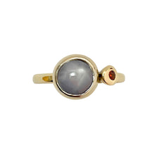 Load image into Gallery viewer, White Star Sapphire Stack Ring
