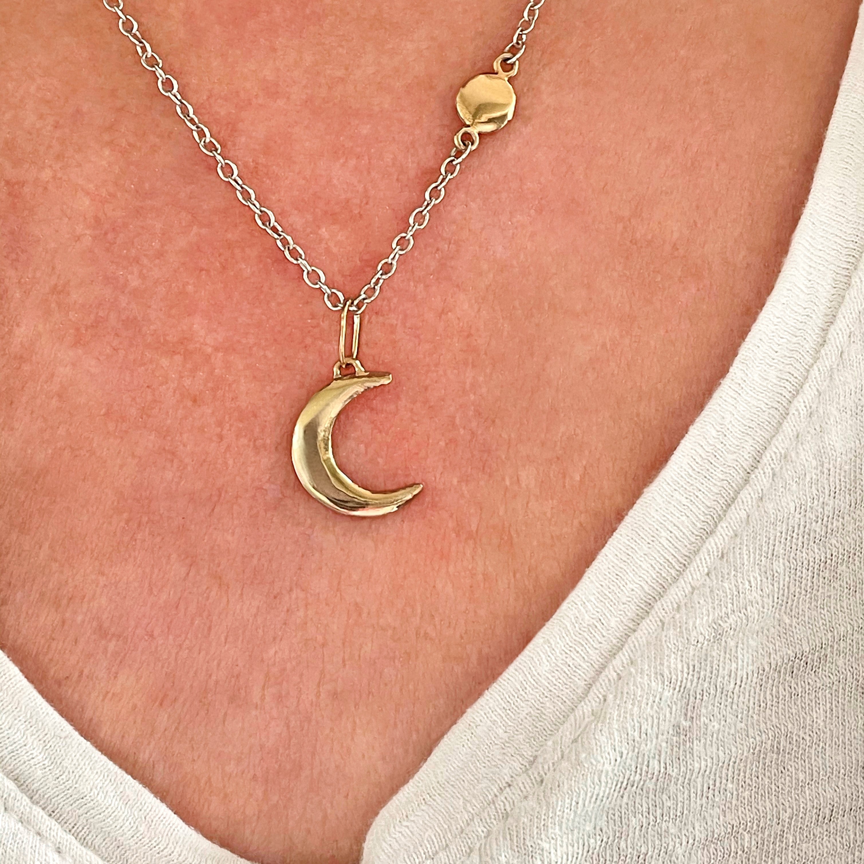 Tiny Abundance Crescent Moon