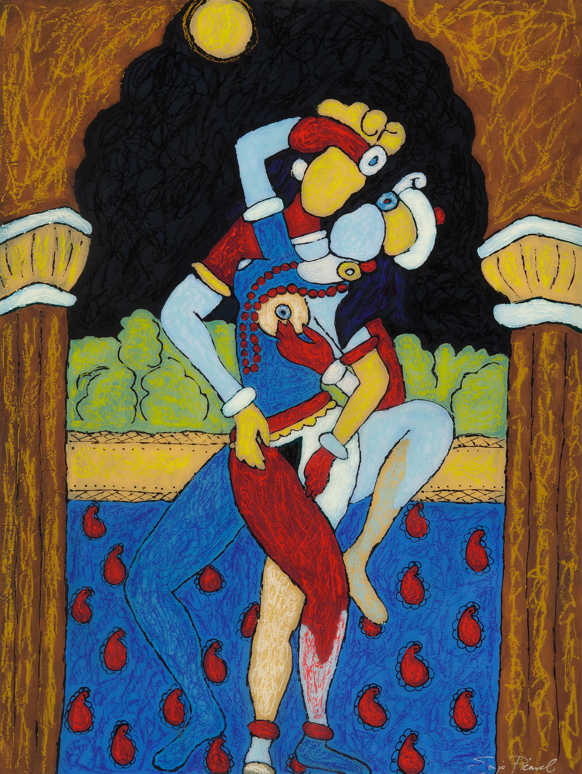 Moonlit Shiva Shakti