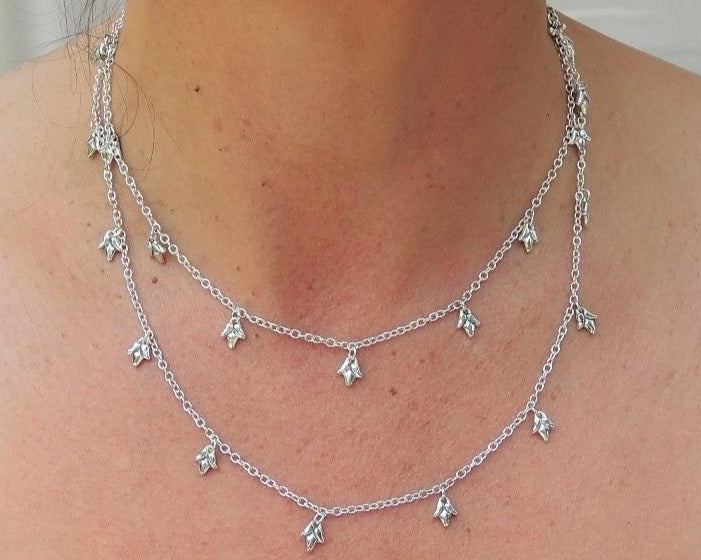Teeny Tiny Lotus Bud Necklace