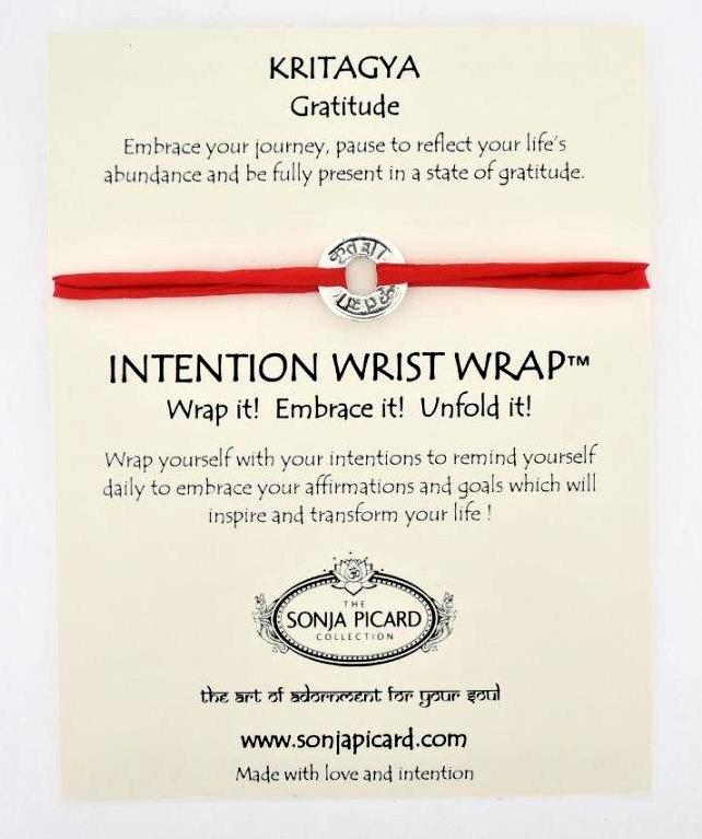 Kritagya Wrist Wrap - Gratitude