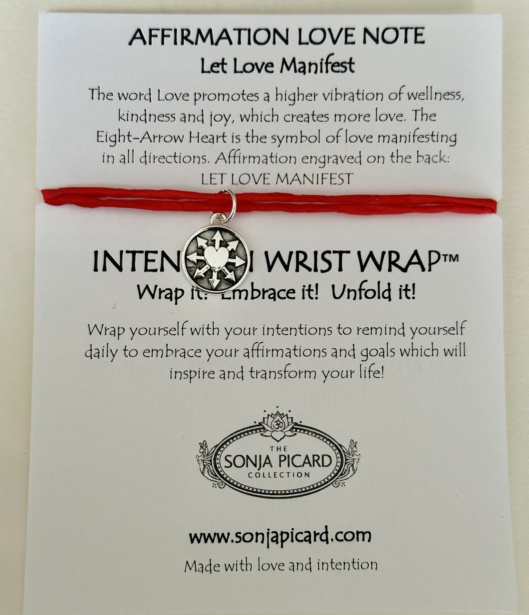 Affirmation Love Note Wrist Wrap - Love