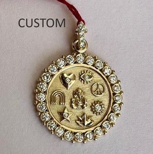 Abundance 8 Round with Diamond Halo