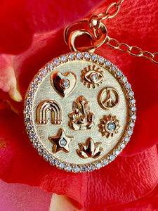 Abundance 8 Round with Diamond Halo