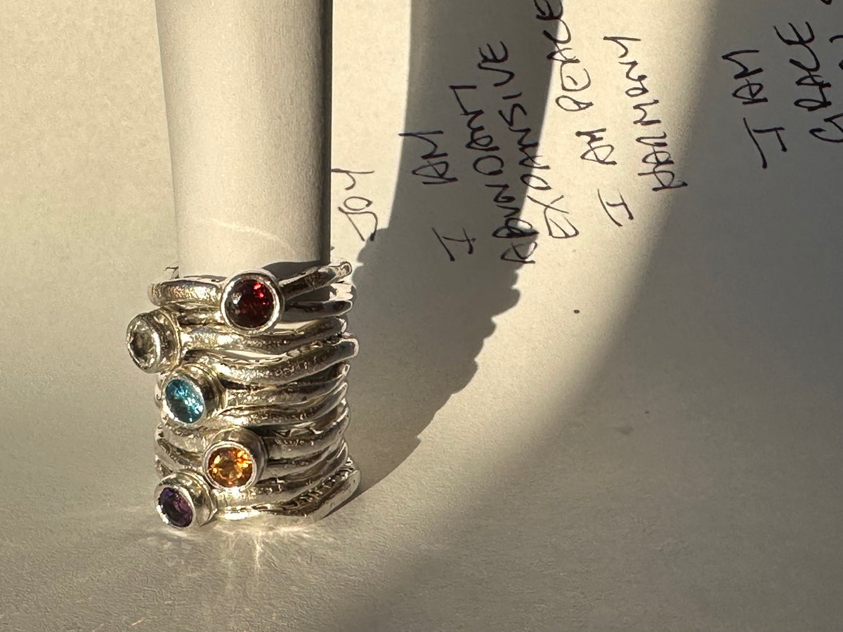 Affirmation Stack Rings