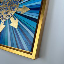 Load image into Gallery viewer, 12 x 12 Blue Chill Love (Framed &amp; Artist Enhanced)
