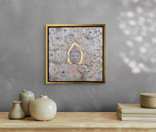 Load image into Gallery viewer, 12 x 12 Floating Buddha in a Dream of Roses (artist-enhanced)
