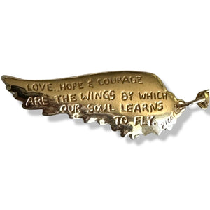 Gold Wing Pendant
