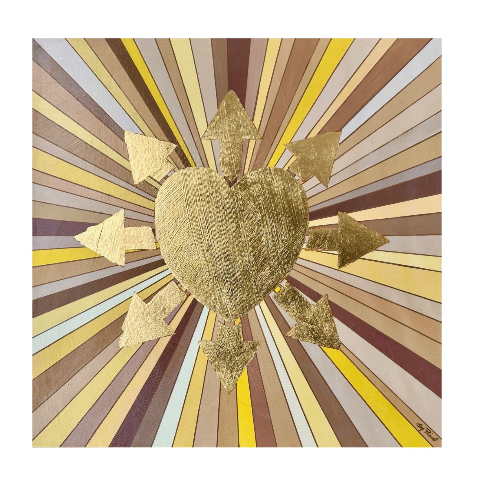 Gold Struck Love (Artist Enhanced Print)