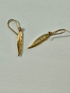 Small Feather Earrings