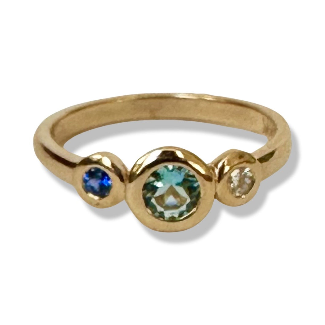 Blue Stack Ring