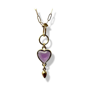 Amethyst Heart Pendulum