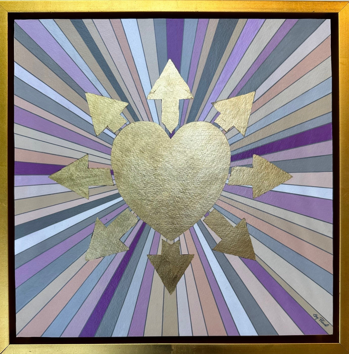 12 x 12 Modern Love (Framed & Artist Enhanced - Custom)