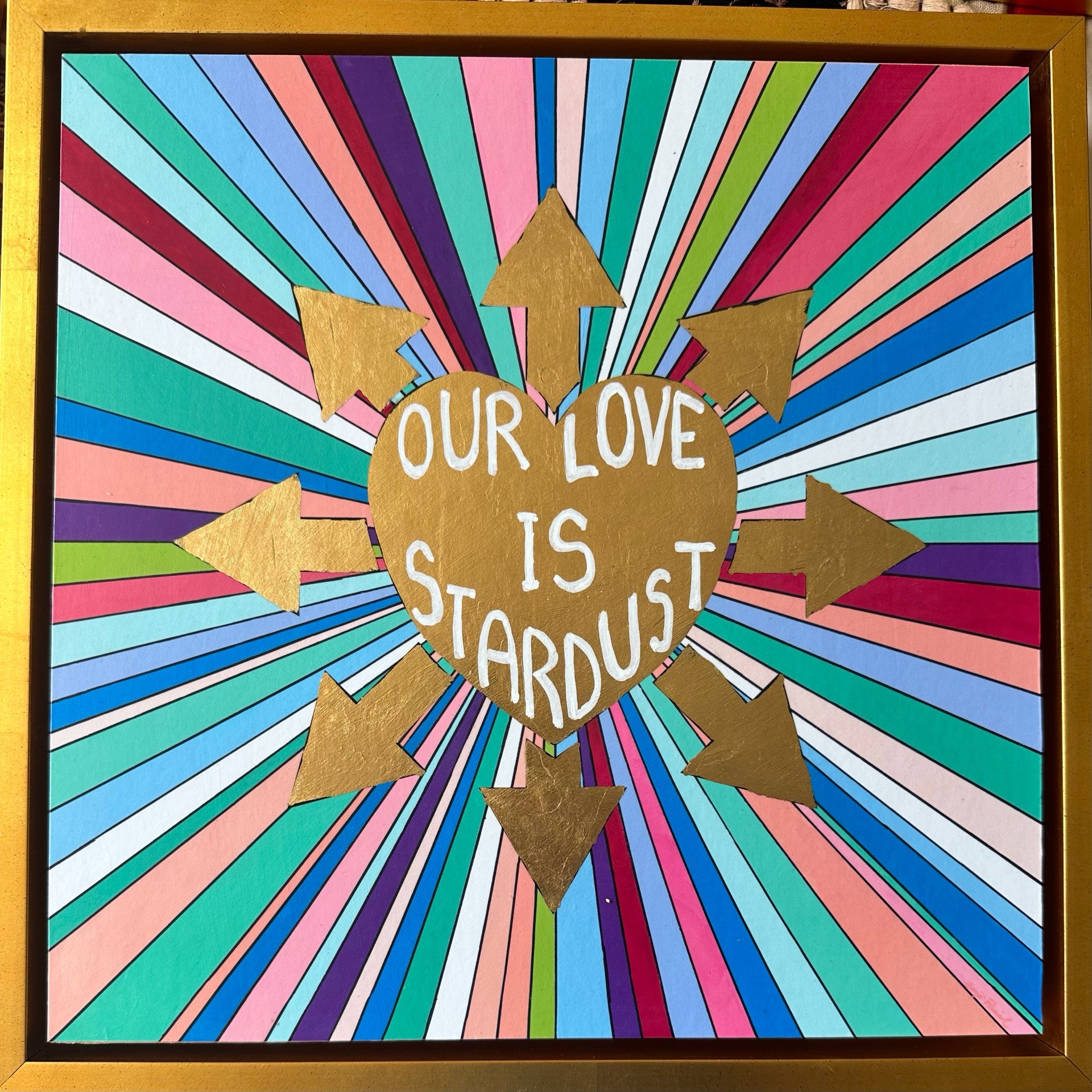12 x 12 Psychedelic Heartbeat (Ready to Ship)