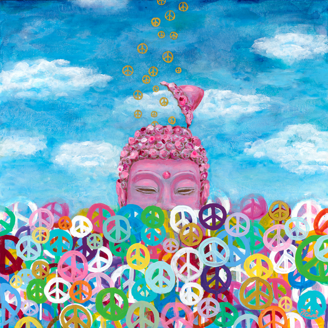 Peace Out Buddha
