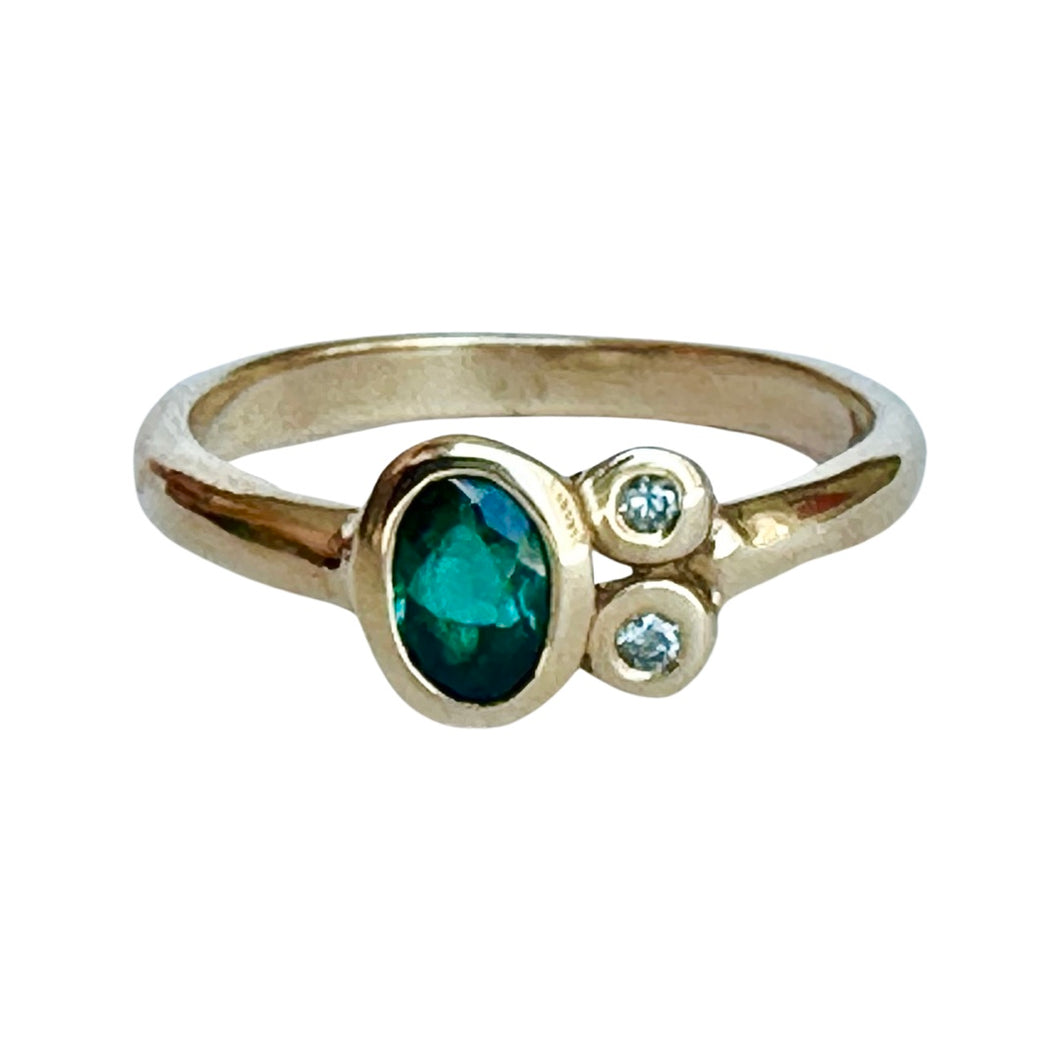 Green Tourmaline Ring