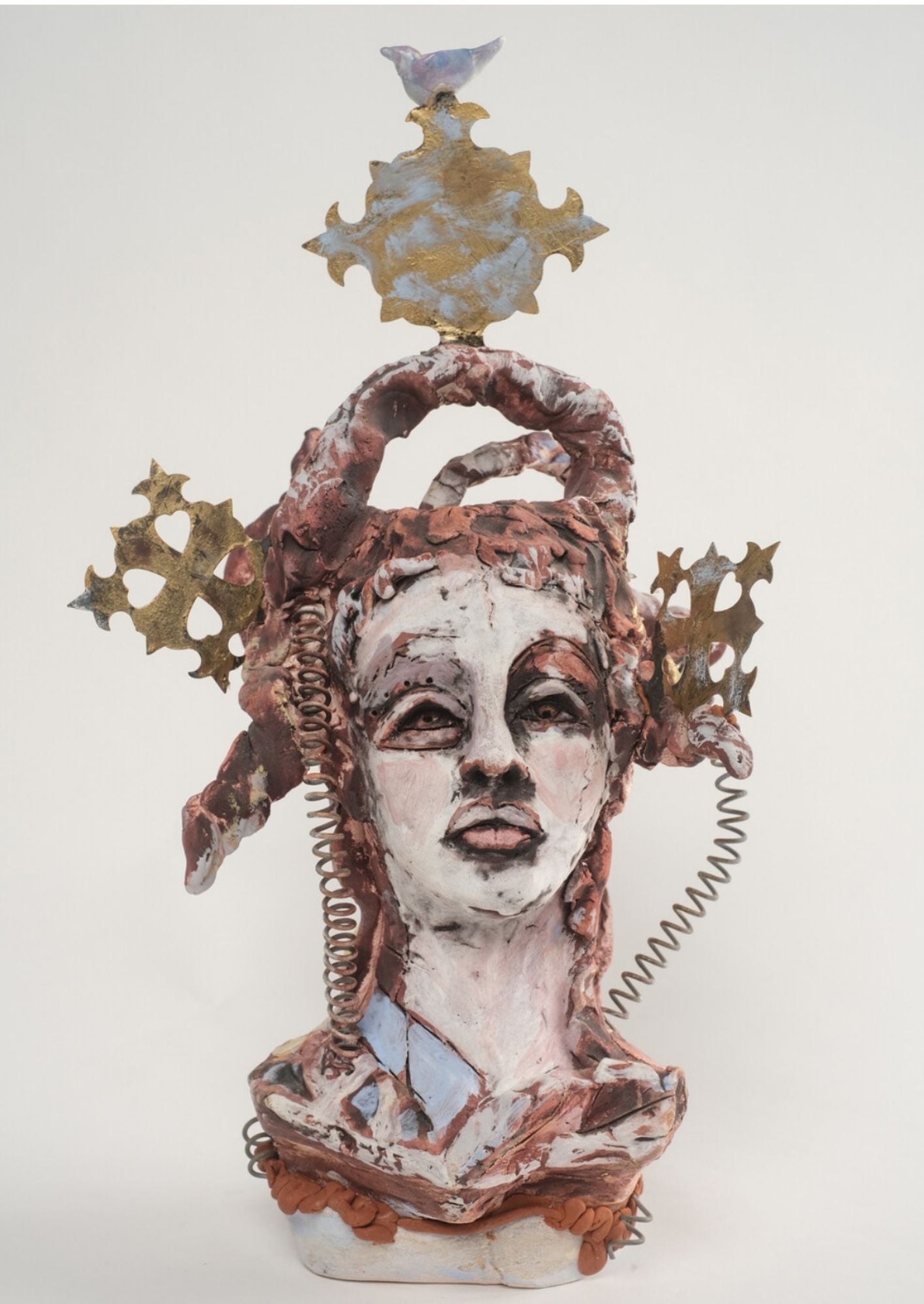 Medusa in Terracotta by Suzy Birstein