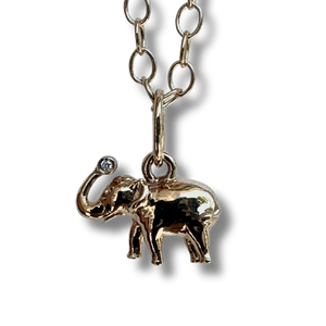 Tiny Elephant Pendant