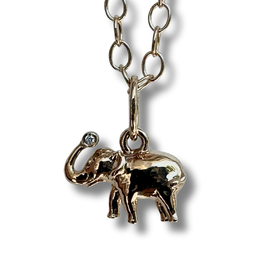 Tiny Elephant Pendant