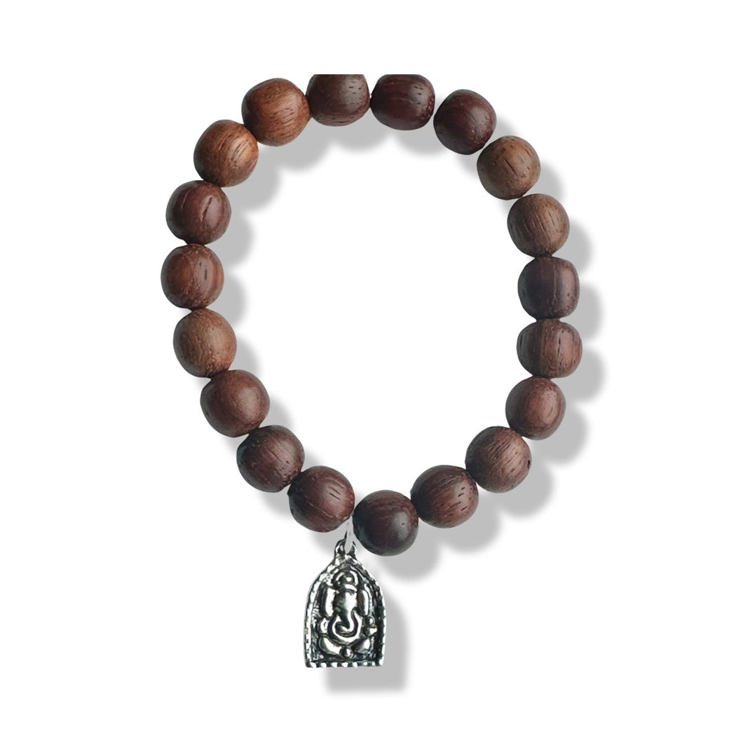 BB17 Sandalwood Bracelet with Ganesh