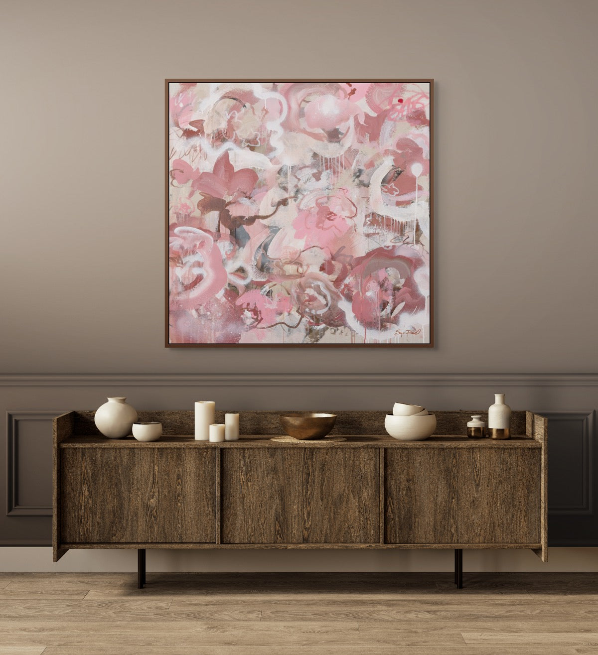 Breathing In All The Pink Blooms (Print)