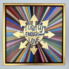 Load image into Gallery viewer, 12 x 12 Cosmic Love (Framed &amp; Artist Enhanced)
