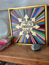 Load image into Gallery viewer, 12 x 12 Cosmic Love (Framed &amp; Artist Enhanced)
