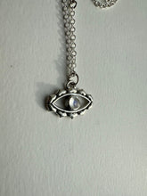 Load image into Gallery viewer, Silver Evil Eye Necklace
