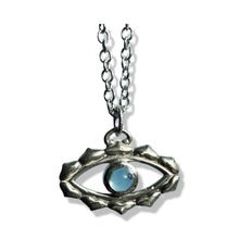 Load image into Gallery viewer, Silver Evil Eye Necklace
