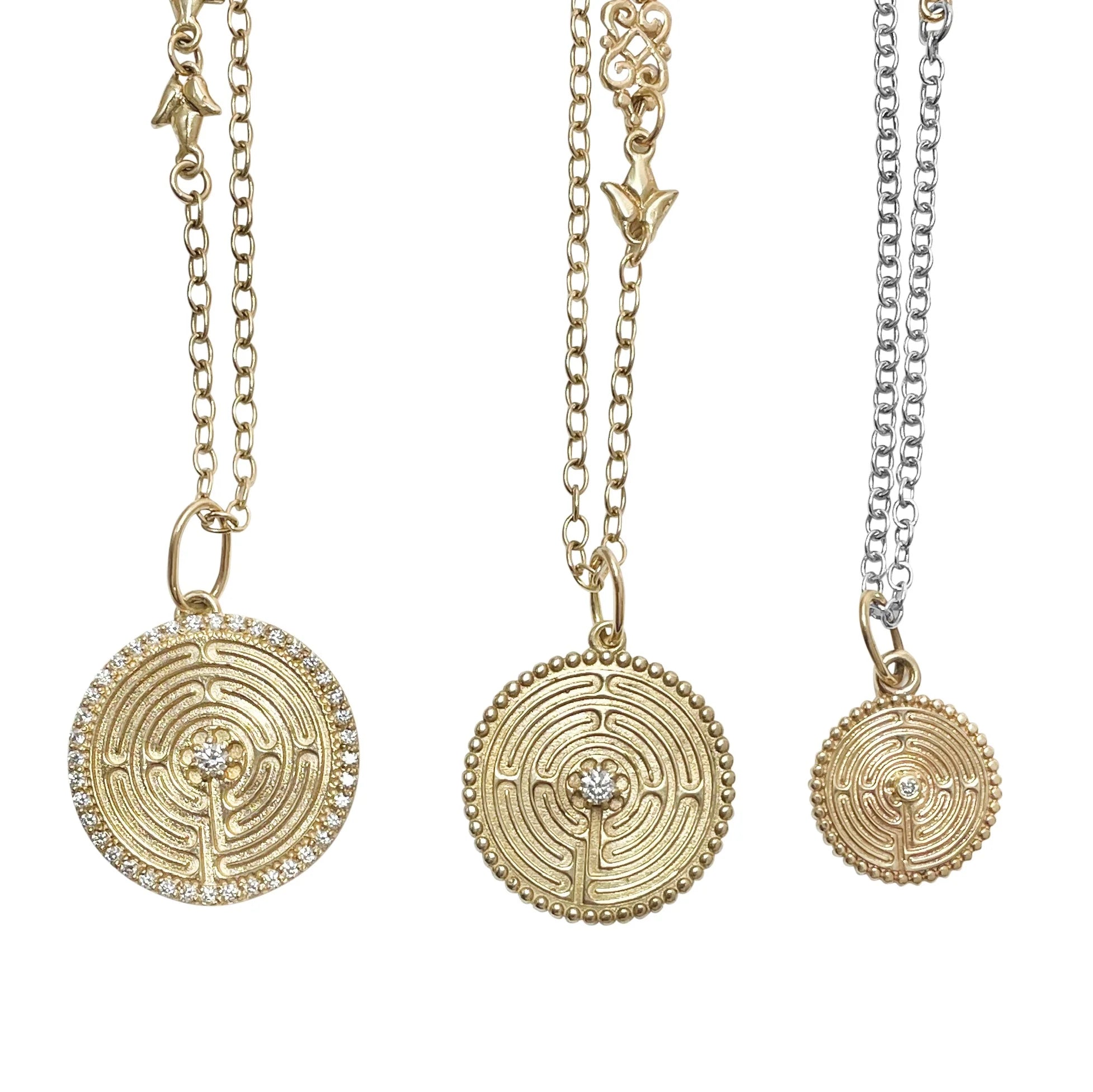 Tiny Gold Labyrinth