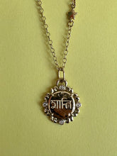 Load image into Gallery viewer, Peace (Shanti) with Lotus Garden Petals and Diamonds
