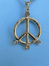 Load image into Gallery viewer, Multicolored Sapphire Peace Sign
