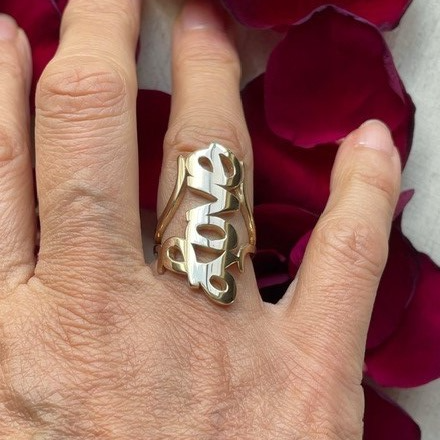 Large Love Ring